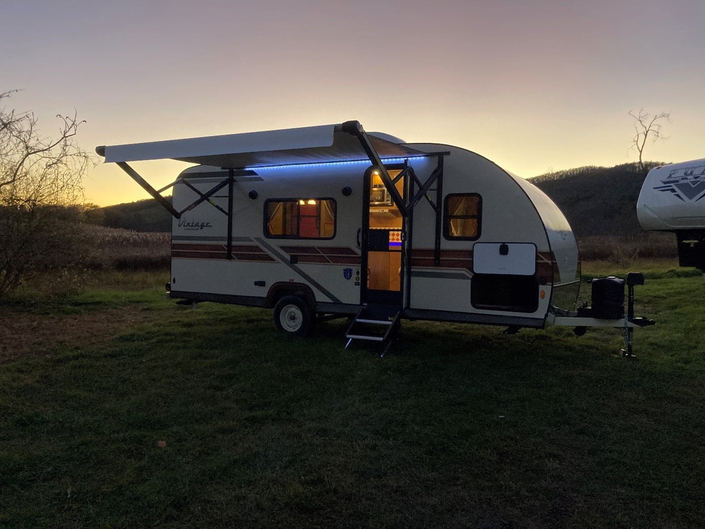 Camper at Sunset